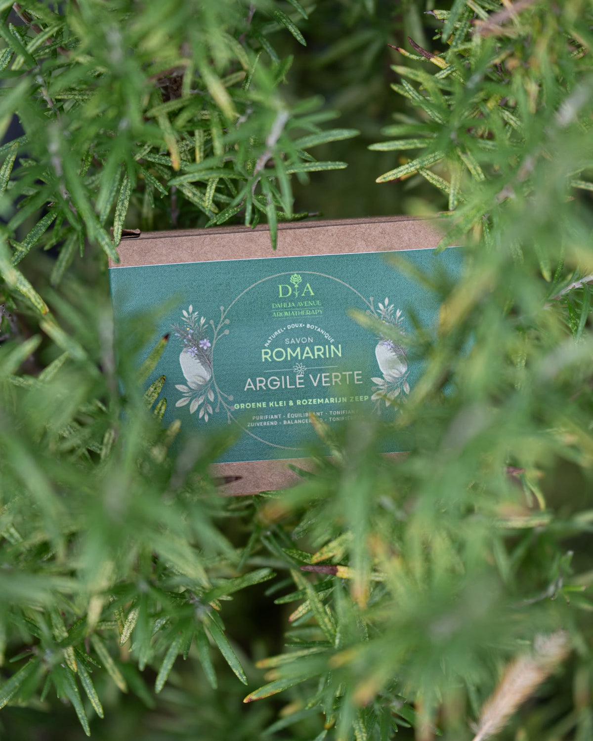 Savon Botanique Purifiant — Romarin & Argile Verte