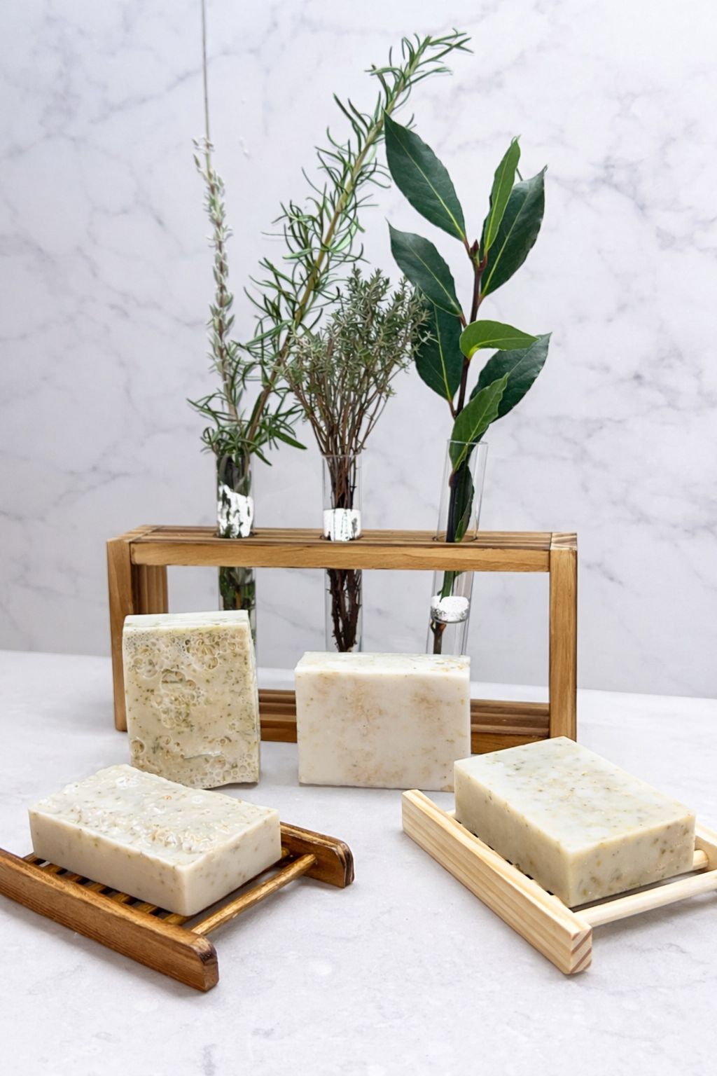 Savon artisanal Souffle Végétal Romarin & argile verte