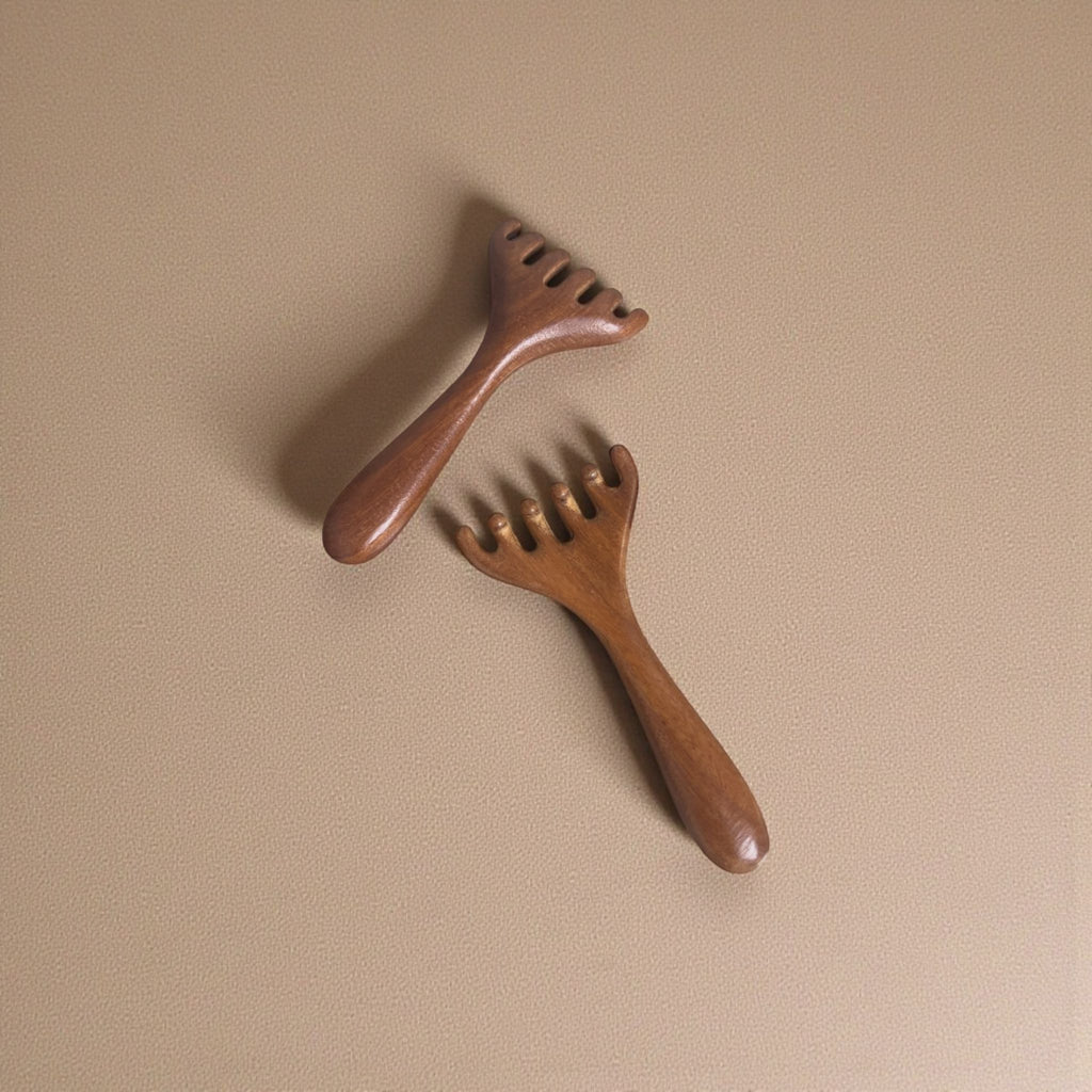 Sandalwood massage comb