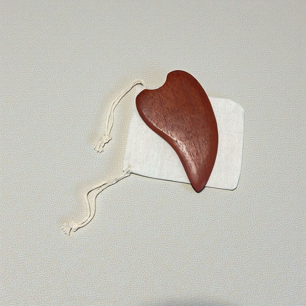 Wooden face &amp; body massage board – with storage bag
