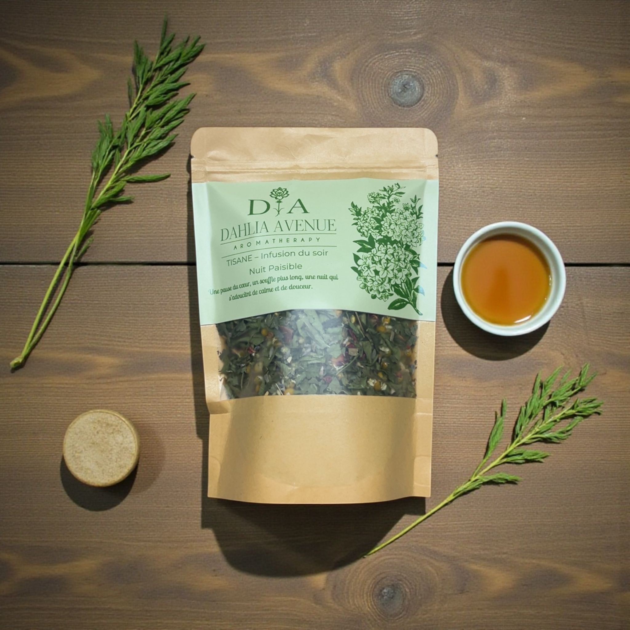 Nuit paisible – Tisane botanique détente & sommeil